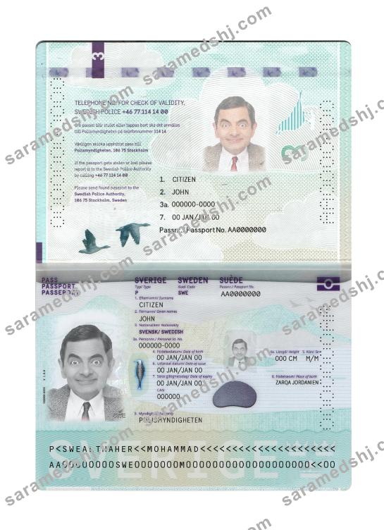 Sweden passport new 2022-present